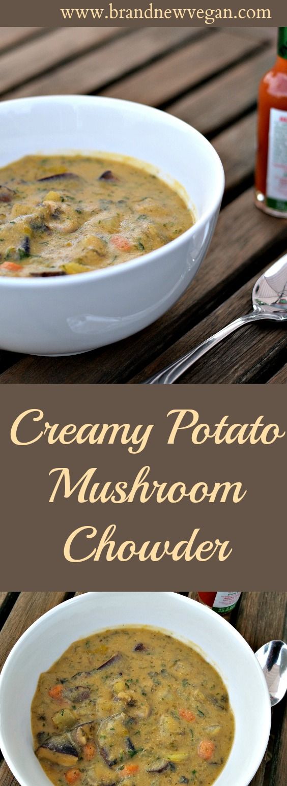 Creamy Potato Mushroom Chowder