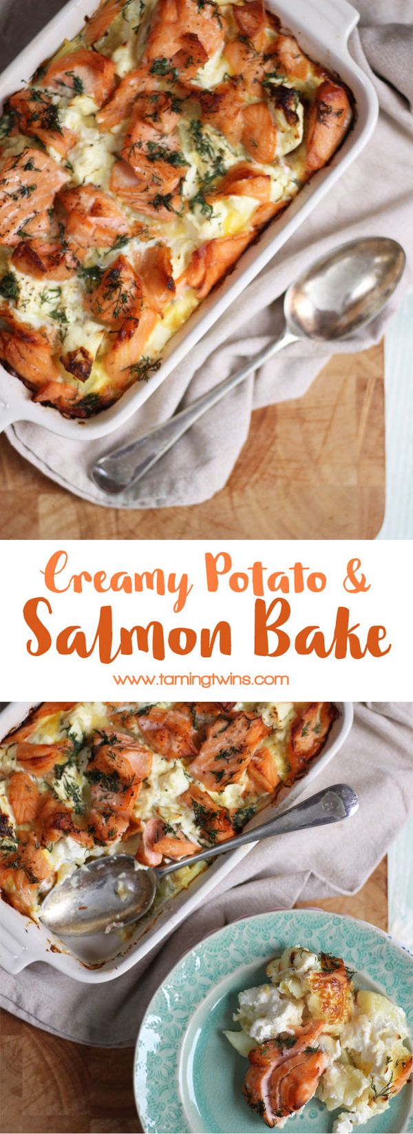 Creamy Salmon Bake