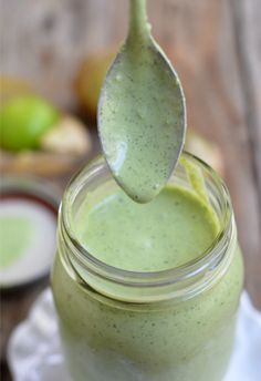 Creamy Tomatillo Ranch Dressing