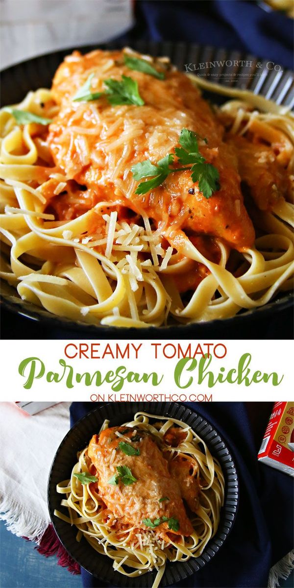 Creamy Tomato Parmesan Chicken