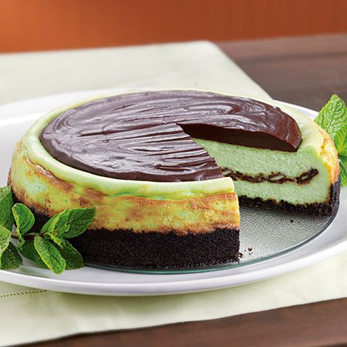 Creme de Menthe Cheesecake