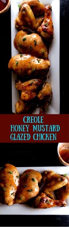 Creole Honey Mustard Glazed Chicken