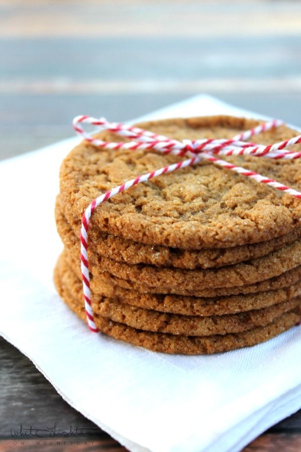 Crisp and Chewy Ginger Snap Cookies