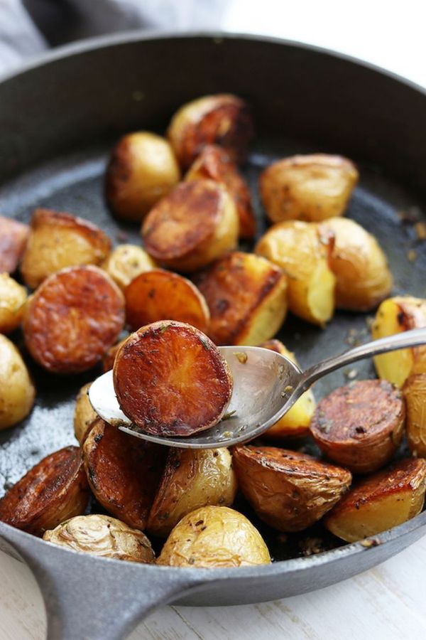 Crispy Baked Rosemary Potatoes