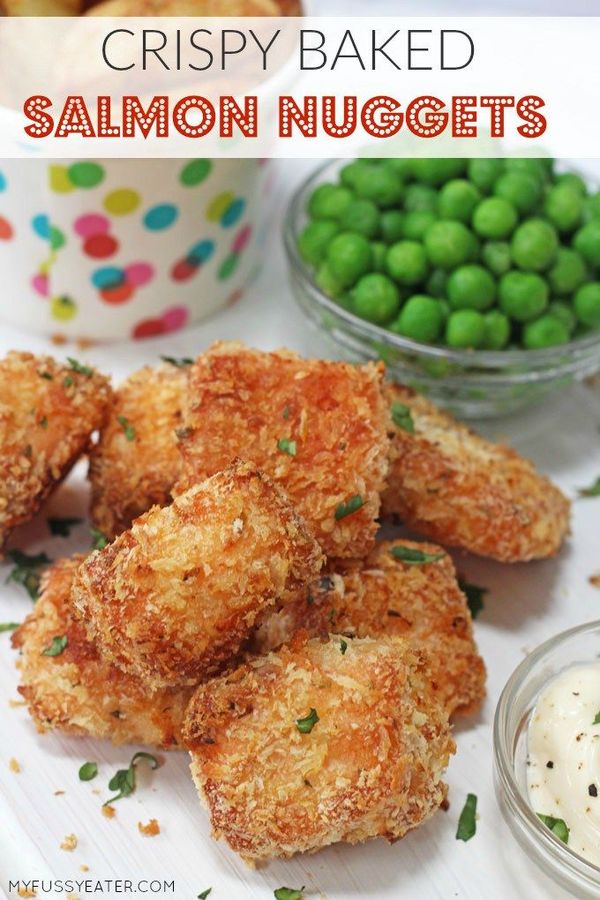 Crispy Baked Salmon Nuggets