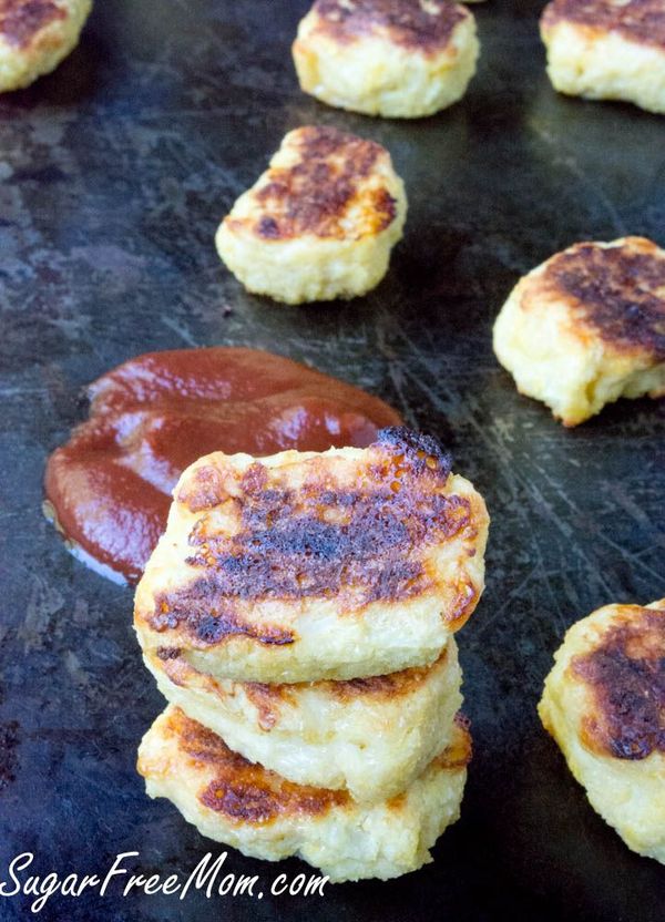 Crispy Cheesy Cauliflower Tots (Low Carb & Gluten Free