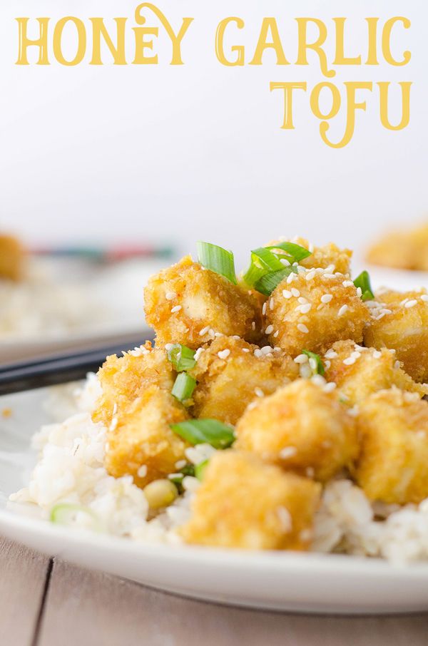 Crispy Honey Garlic Tofu Stir-Fry