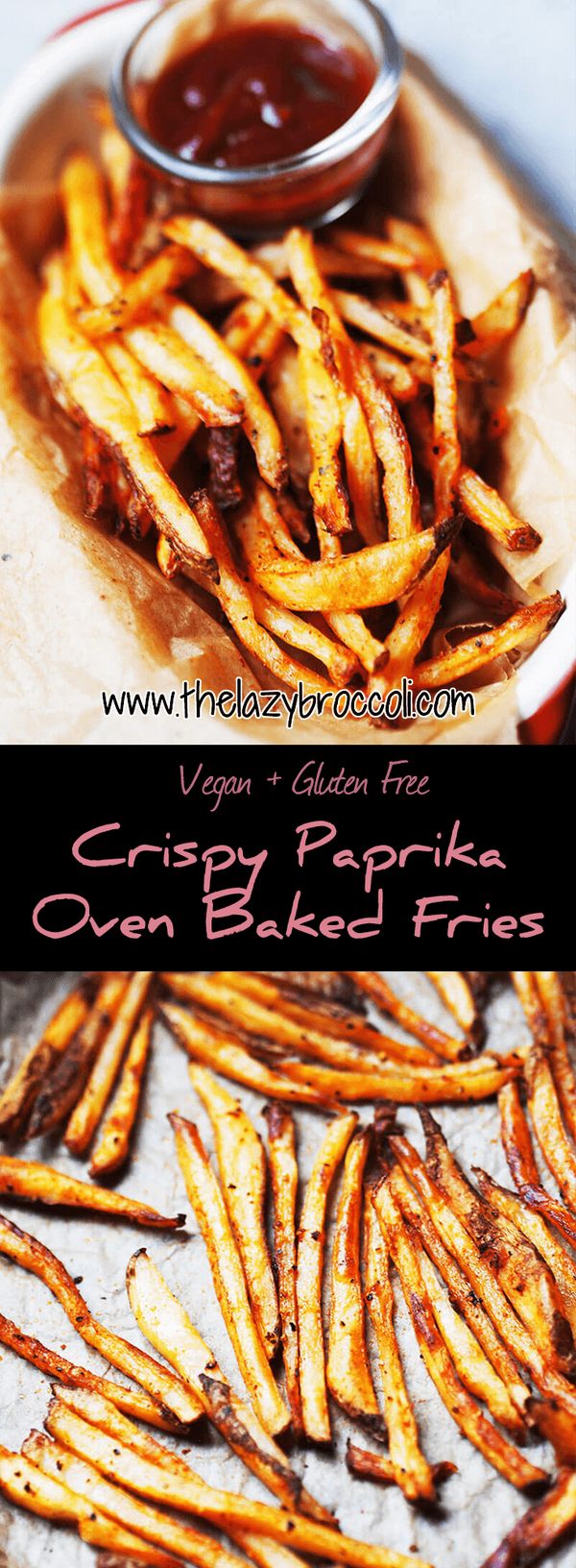 Crispy Paprika Oven Baked Fries