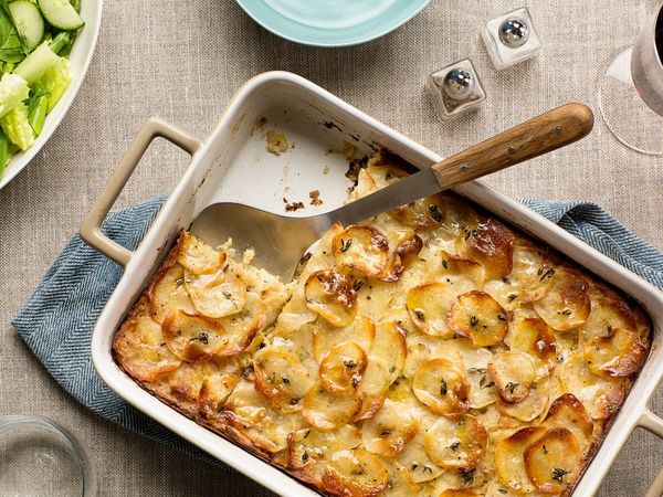 Crispy Potato-Leek Kugel