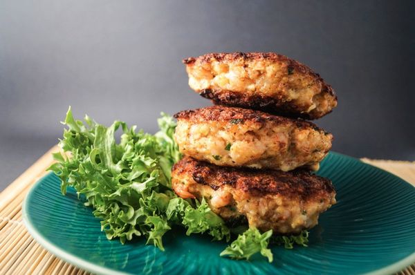 Crispy Shrimp Burgers