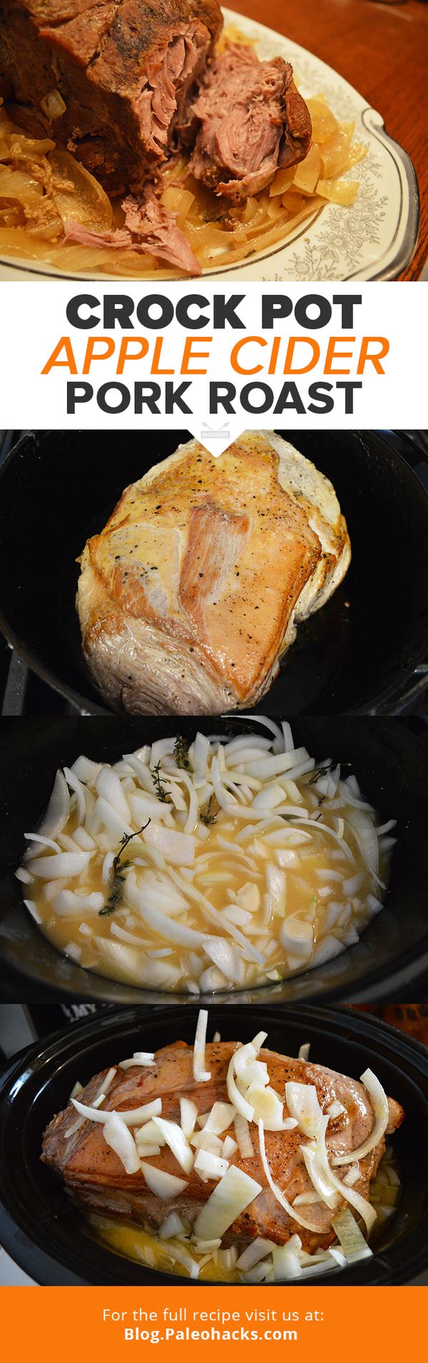 Crock Pot Apple Cider Pork Roast