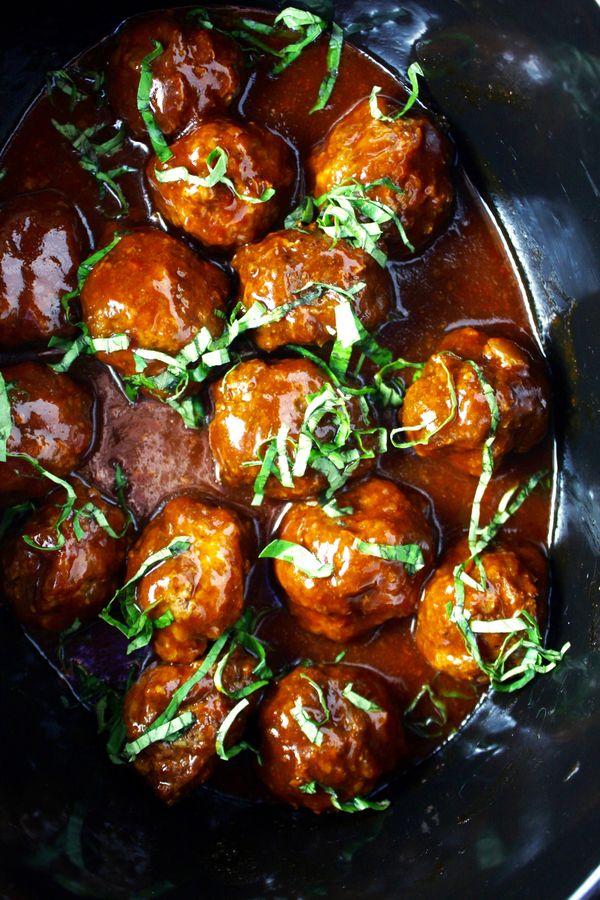 Crock-Pot BBQ Meatballs