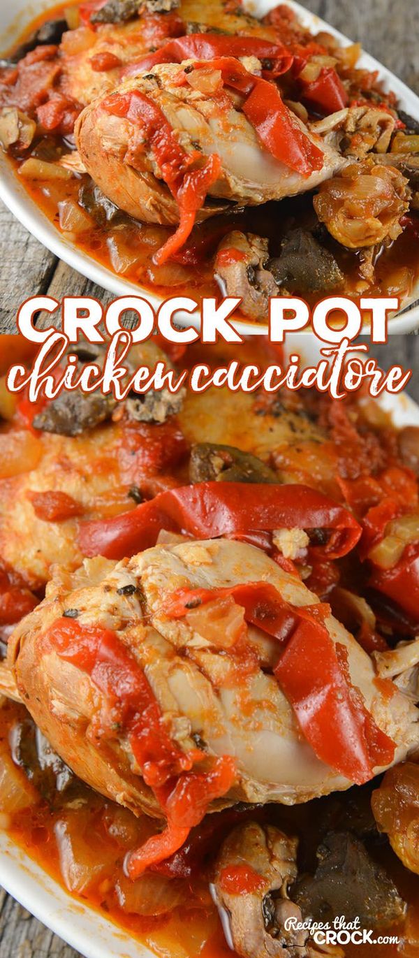 Crock Pot Chicken Cacciatore