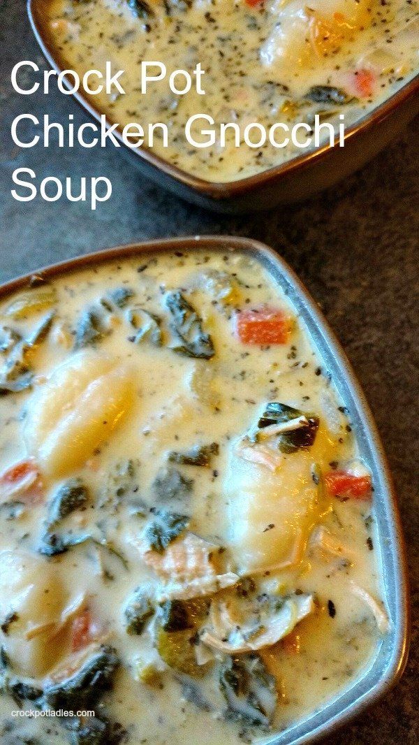 Crock-Pot Chicken Gnocchi Soup