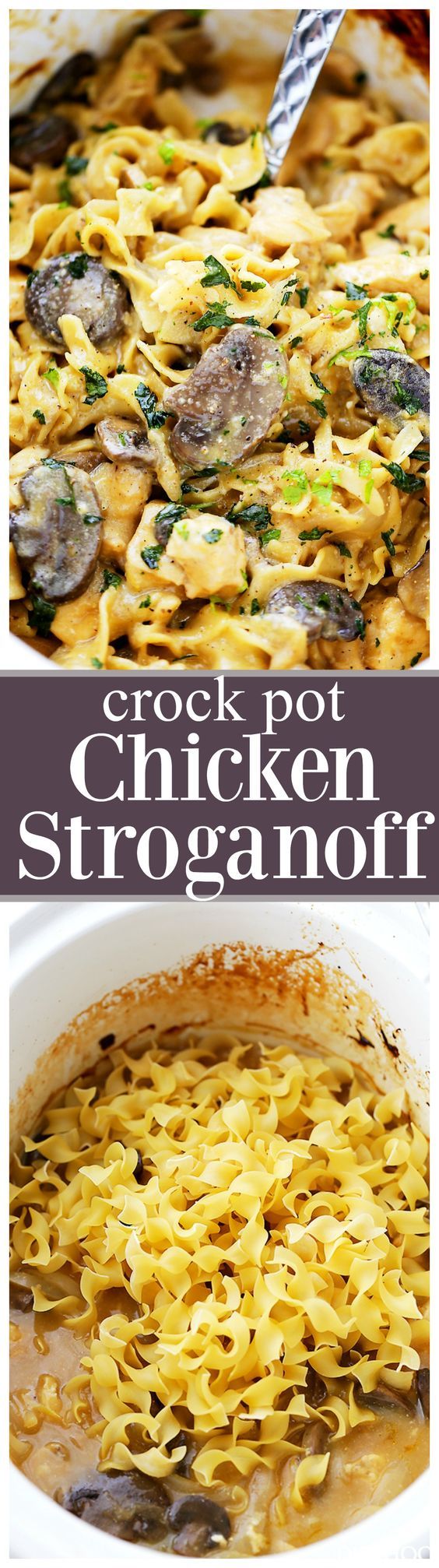 Crock Pot Chicken Stroganoff