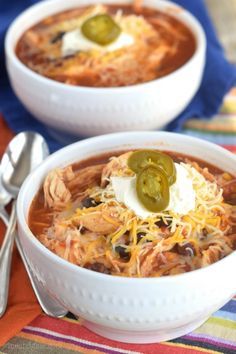 Crock Pot Chicken Tortilla Soup