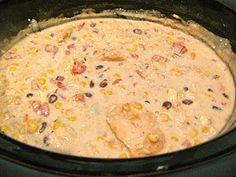 Crock Pot Cream Cheese Chicken Chili