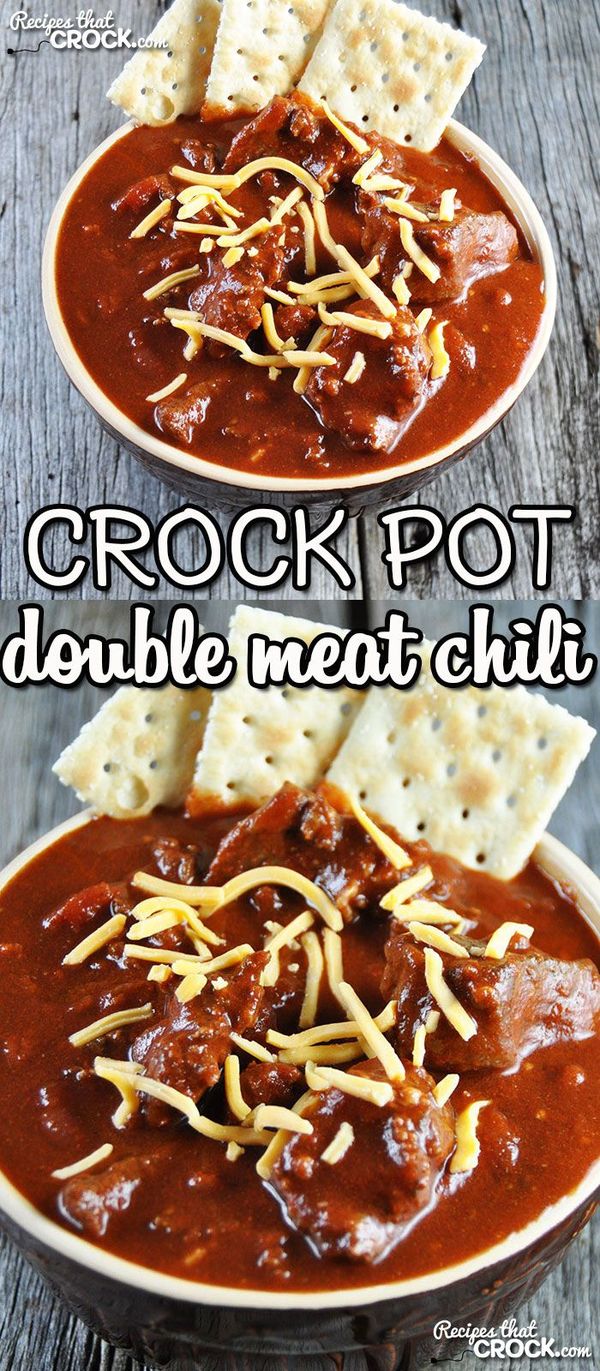 Crock Pot Double Meat Chili