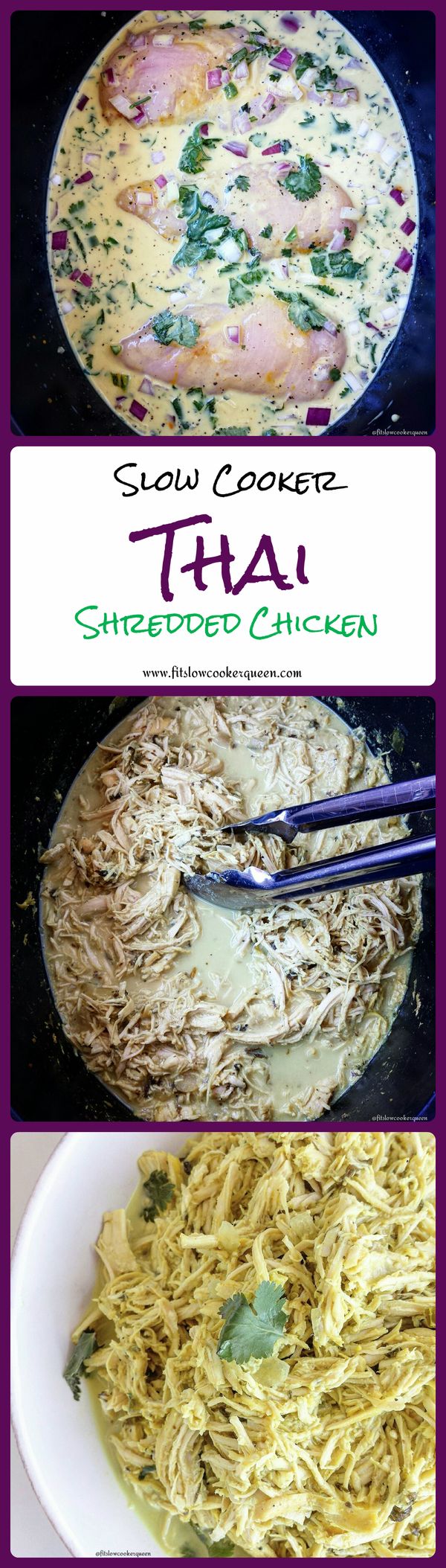 Crock-Pot Easy Thai Shredded Chicken