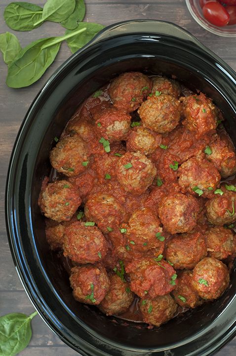 Crock Pot Italian Meatballs