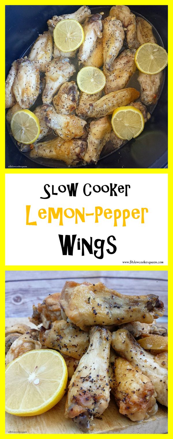 Crock-pot Lemon-Pepper Wings