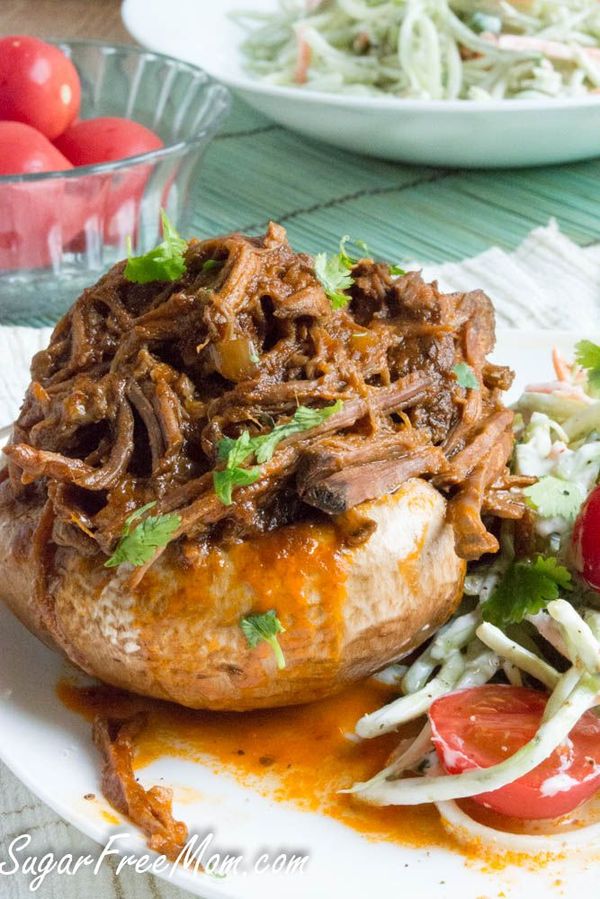 Crock Pot Low Sugar Maple BBQ Pulled Beef