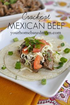 Crock Pot Mexican Beef