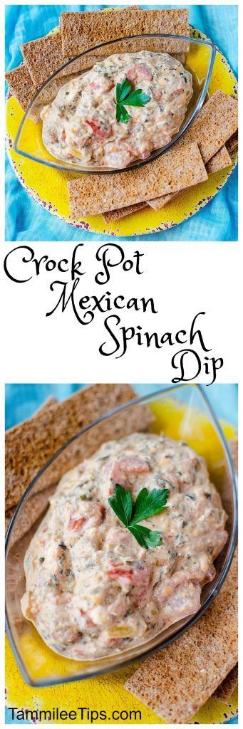 Crock Pot Mexican Spinach Dip