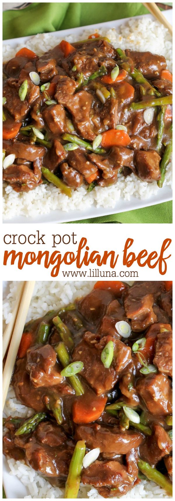 Crock Pot Mongolian Beef