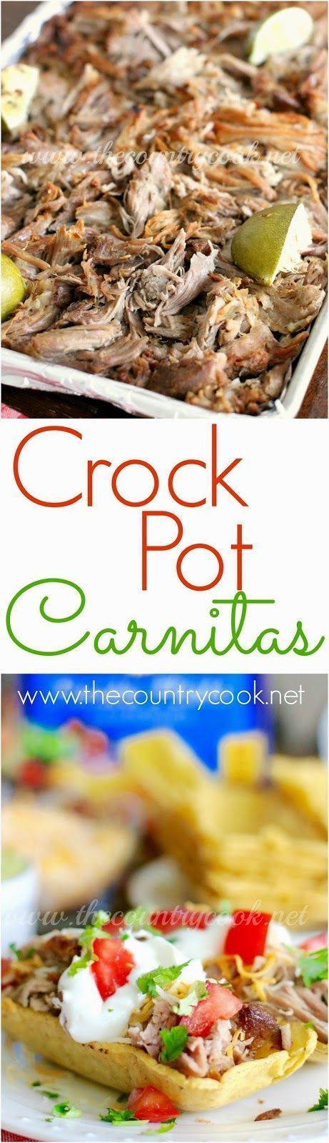 Crock Pot Pork Carnitas