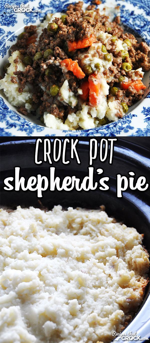 Crock Pot Shepherd's Pie