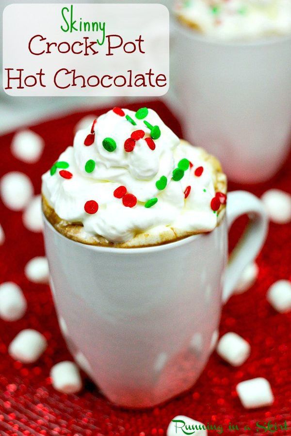 Crock Pot Skinny Hot Chocolate