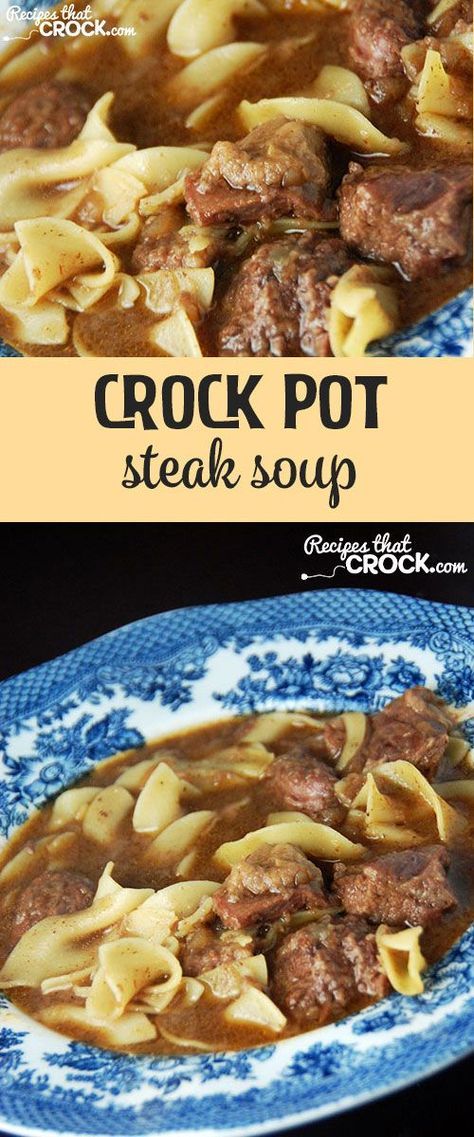 Crock Pot Steak Soup