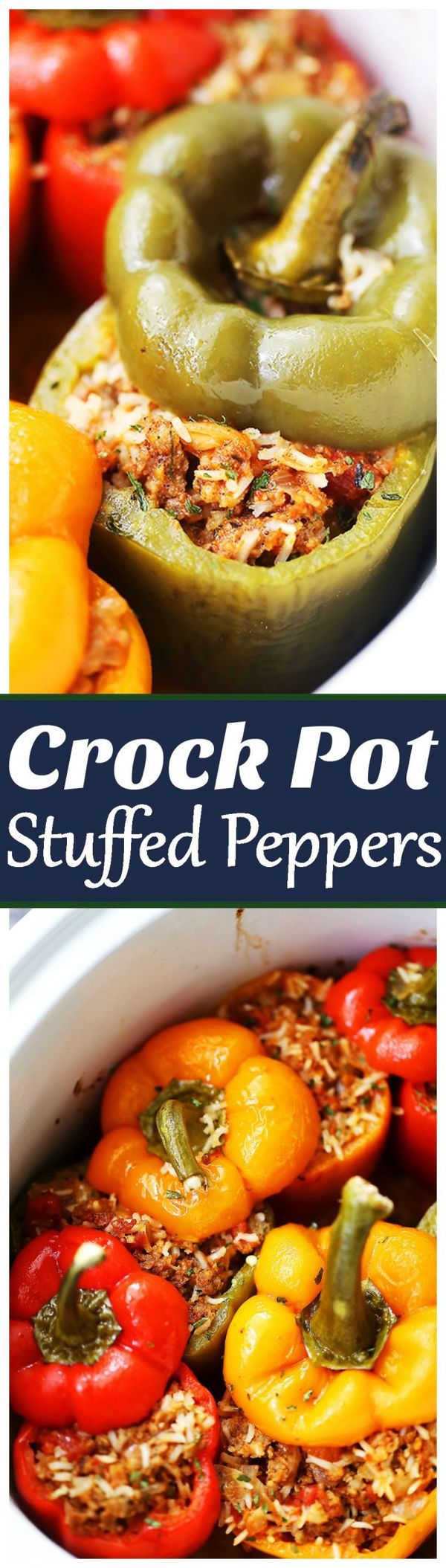 Crock Pot Stuffed Peppers