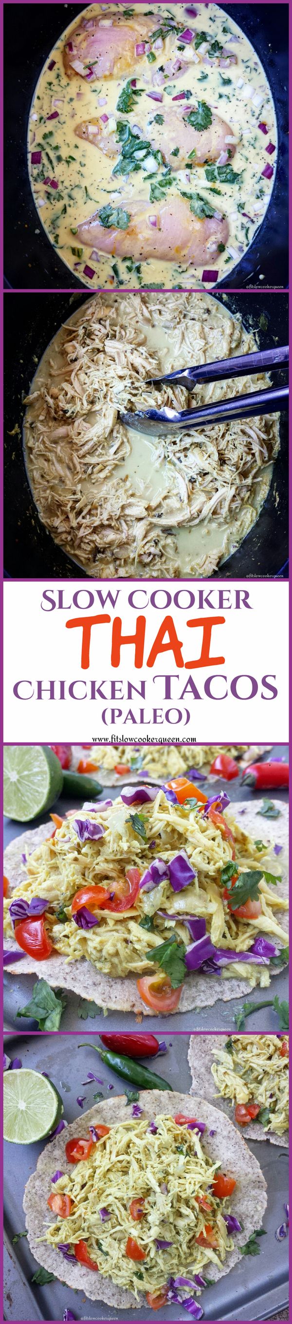 Crock-Pot Thai Chicken Taco