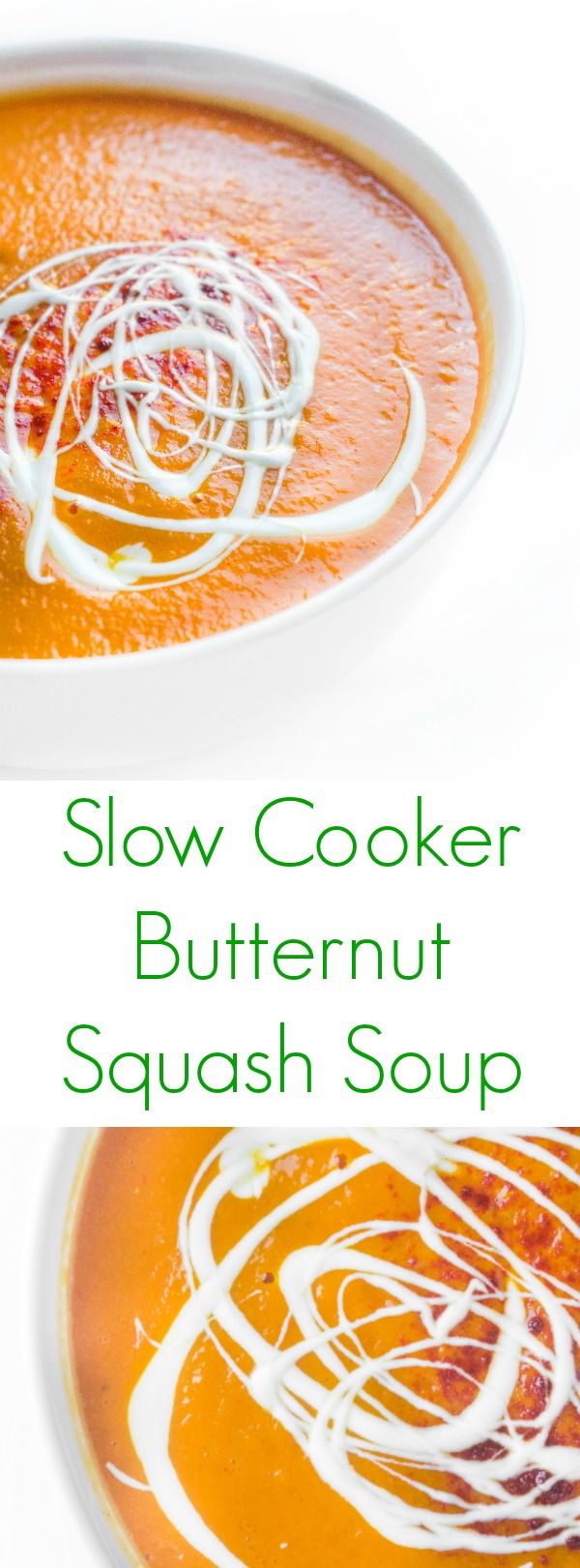 Crock-Pot® Slow Cooker Butternut Squash Soup