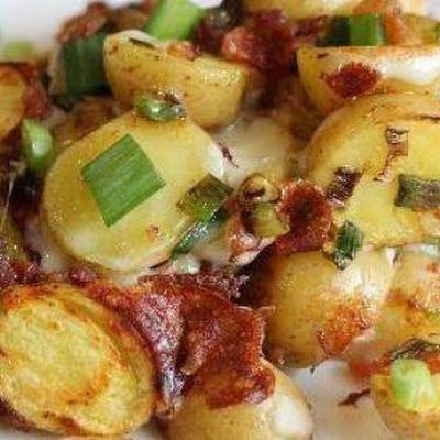 Crockpot Bacon Cheese Potatoes