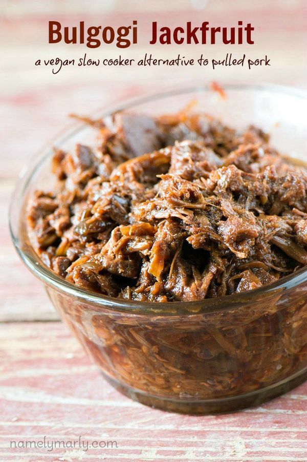 Crockpot Bulgogi Jackfruit