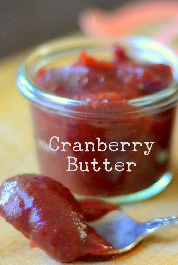 Crockpot Cranberry Butter