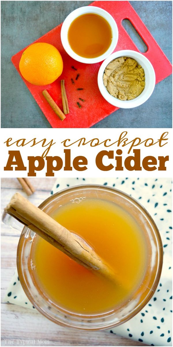 Crockpot hot apple cider