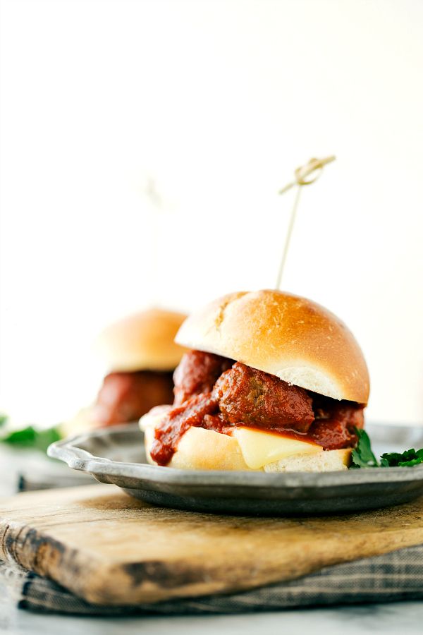 Crockpot Meatball Sliders