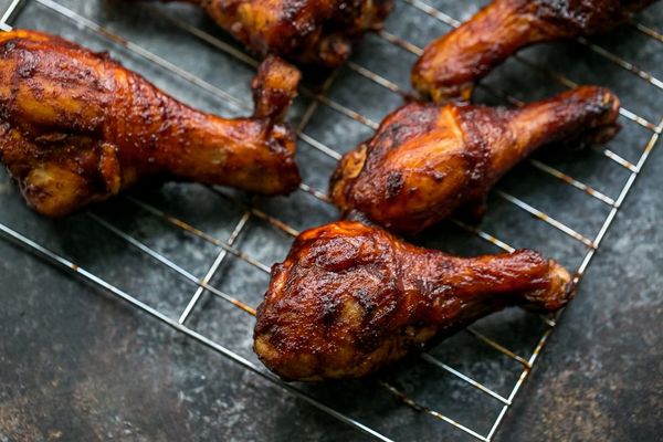 Crunchy Baked BBQ Chicken Drumsticks