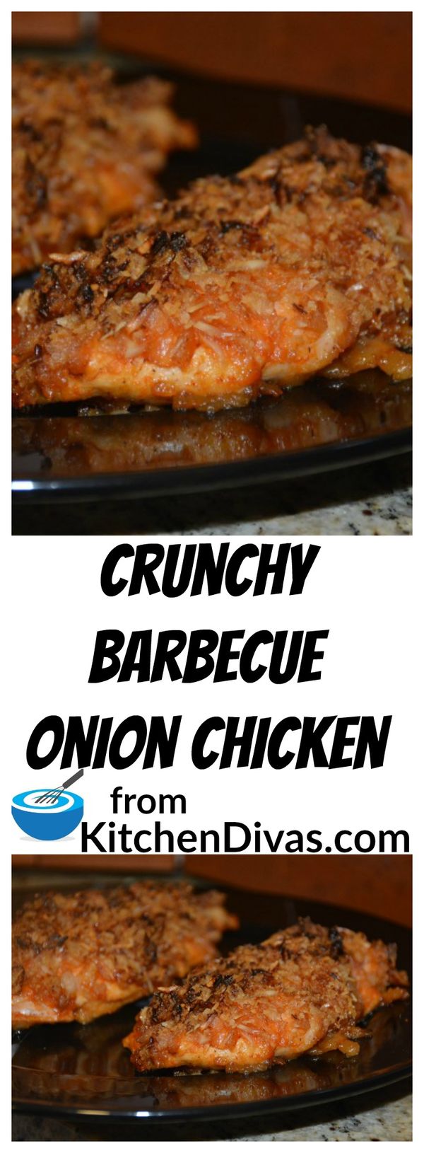 Crunchy Onion Barbecue Chicken