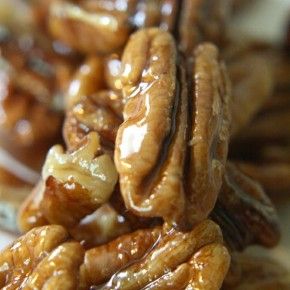 Crunchy Toffee Covered Pecans