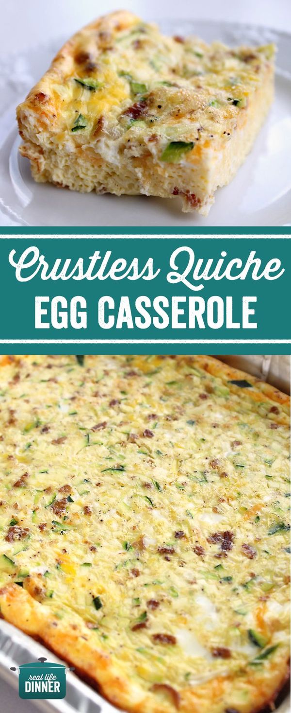 Crustless Quiche Egg Casserole