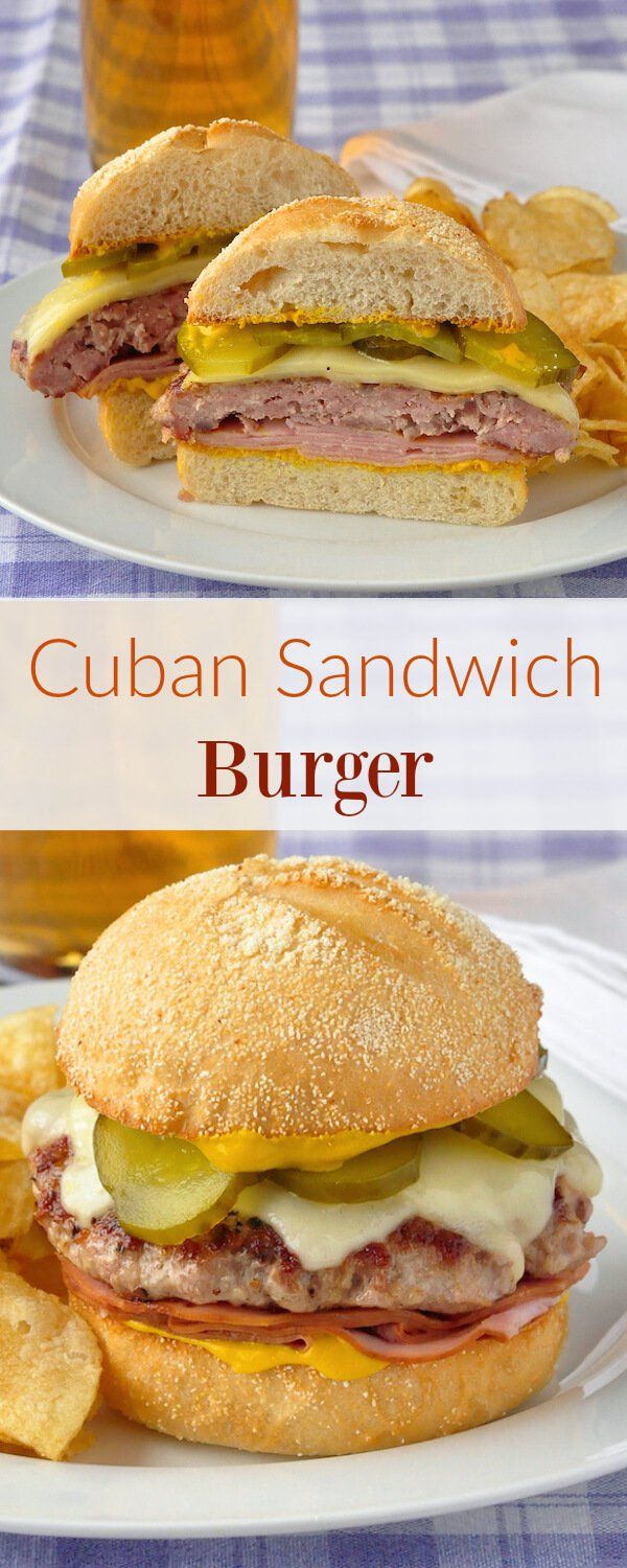 Cuban Sandwich Burger