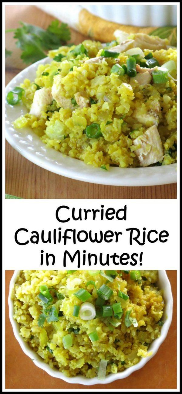 Curried Cauliflower Rice