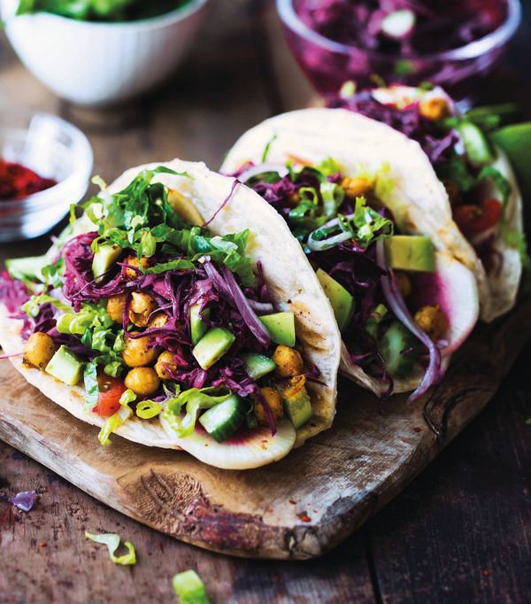 Curried Chickpea Tacos