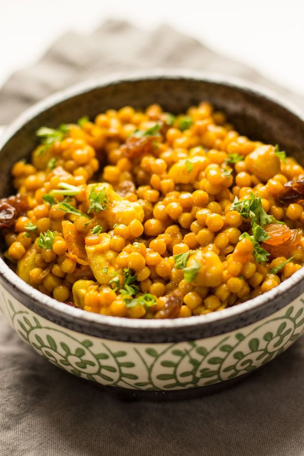 Curried Israeli Couscous