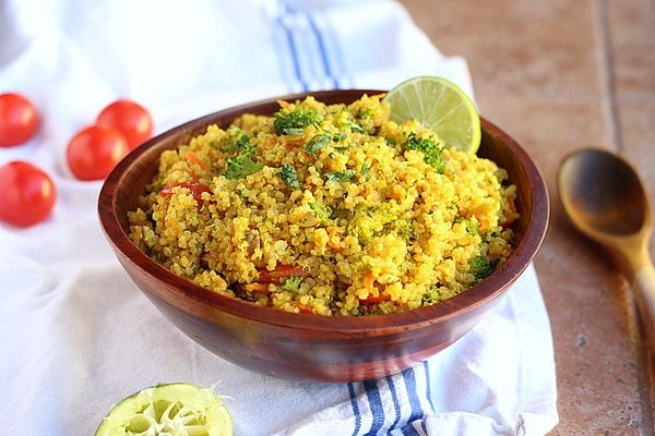 Curried Vegetable Quinoa Bowls